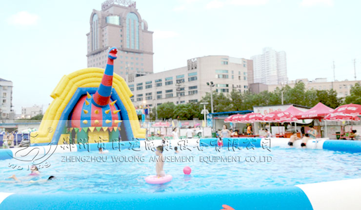 恐龍水滑梯侏羅紀嬉水樂園恐龍造型水樂園趣味水滑梯