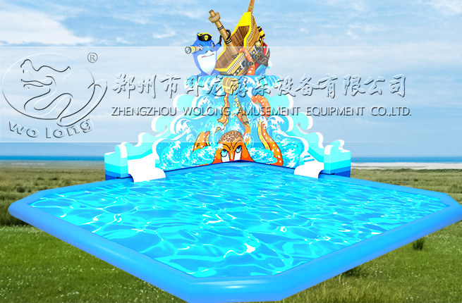 海怪吞船_充氣水上樂園,海盜主題水樂園_支架游泳池_充氣游泳池_支架水池_動漫水世界_鄭州市臥龍游樂設備有限公司